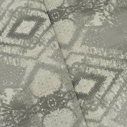 Faded Gray/Ivory Abstract Diamond Jacquard Decorating Fabric DFW58575
