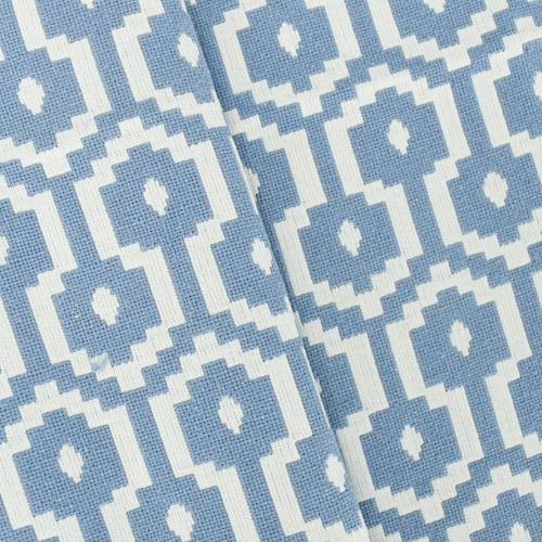 Gentle Blue/White Pixel Jacquard Home Decorating Fabric DFW58583