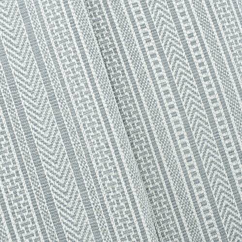 Gray/White Tribal Stripe Woven Home Decorating Fabric DFW58586