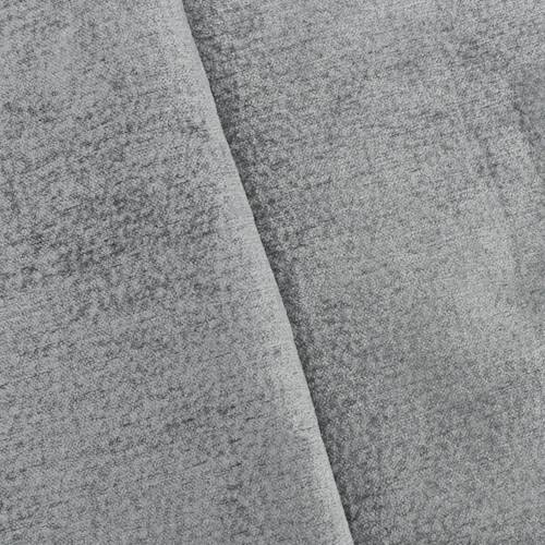 Silver Gray Textured Chenille Home Decorating Fabric DFW58588