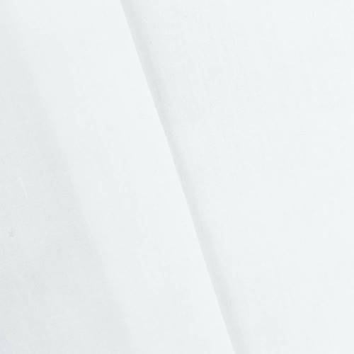 *3 7/8 YD PC--White Cotton Blend Shirting