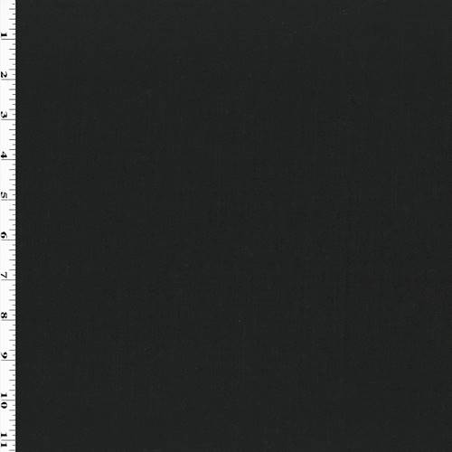 *3 YD PC--Matte Black Tropical Wool Suiting