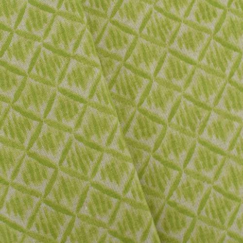 Apple Green/Multi Diamond Print Linen Blend Decor Fabric DFW58698