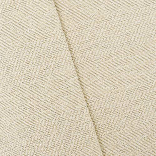 Pearl White/Beige Textured Herringbone Decorating Fabric DFW58750