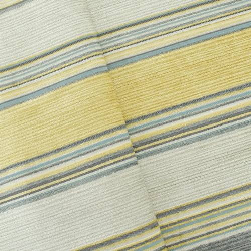 Gray/Yellow/Multi Chenille Stripe Home Decorating Fabric DFW58752