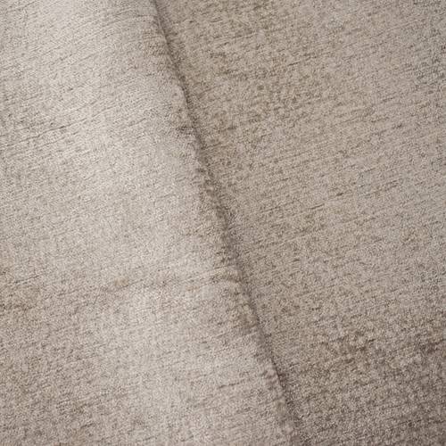 Taupe Beige Faux Velvet Textured Chenille Decorating Fabric DFW58765