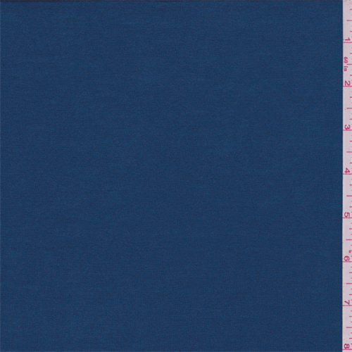 *4 1/4 YD PC--Deep Teal Blue Rayon Jersey Knit
