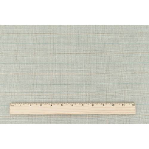 *3 YD PC--Taupe/Ivory/Multi Wool Plaid Suiting