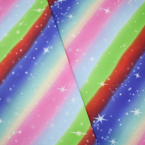 Pink/Green/Multi Galaxy Digital Printed Bullet Knit 84870