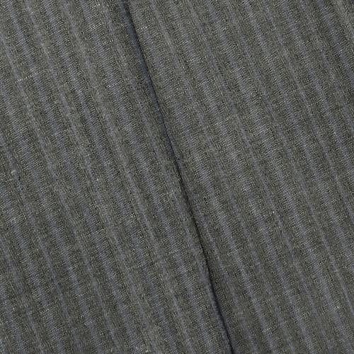 Black/White/Blue Wool Blend Stripe Herringbone Suiting 70993