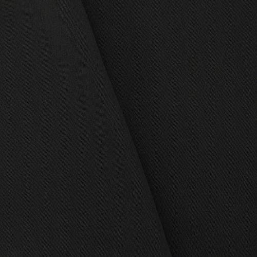 Basic Black Tropical Wool Blend Twill Suiting 71004