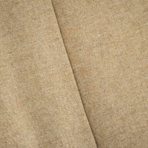 Natural Beige Wool Blend Twill Flannel Jacketing 71010