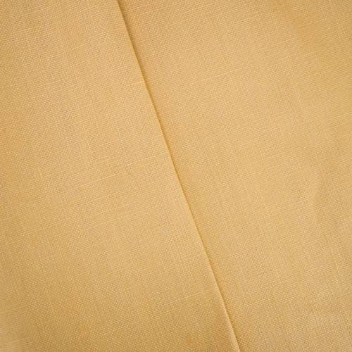 Straw Hay Yellow Slubbed Linen Canvas Decorating Fabric DFW58797