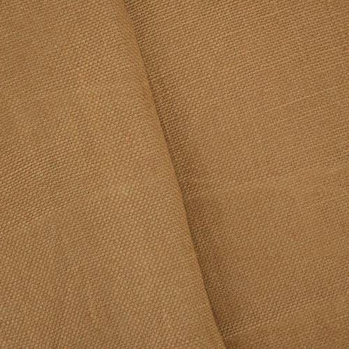 Saddle Brown Slubbed Linen Canvas Decorating Fabric DFW58807