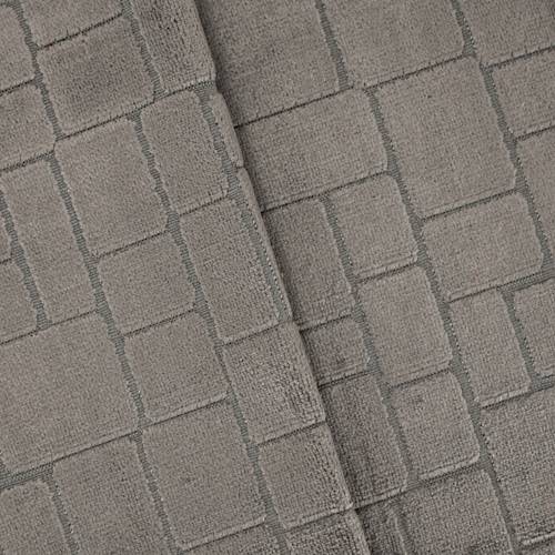 Dusty Brown Brick Pile Velvet Woven Home Decorating Fabric DFW58818