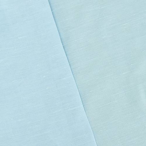 Cloud Blue Semi-Opaque Cotton Slubbed Drapery Fabric DFW58833