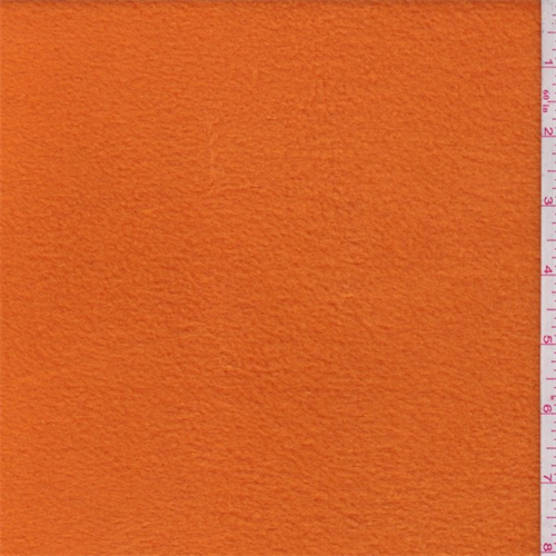 *1 YD PC--Orange Polyester Fleece