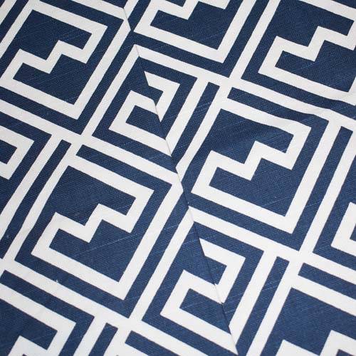 Blue/Metallic Brown/Multi Texture Scape Jacquard Deco Fabric DFW59091
