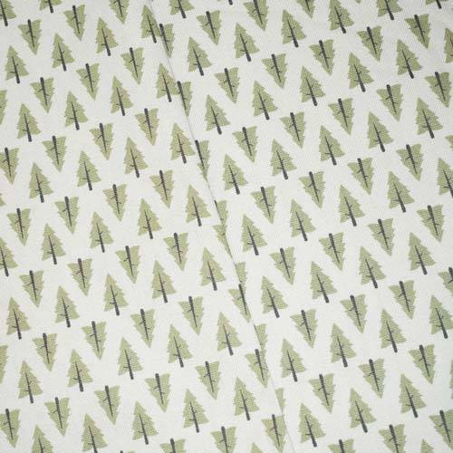 Green/Beige/Multi Premier Tree Print Canvas Decor Fabric DFW59093