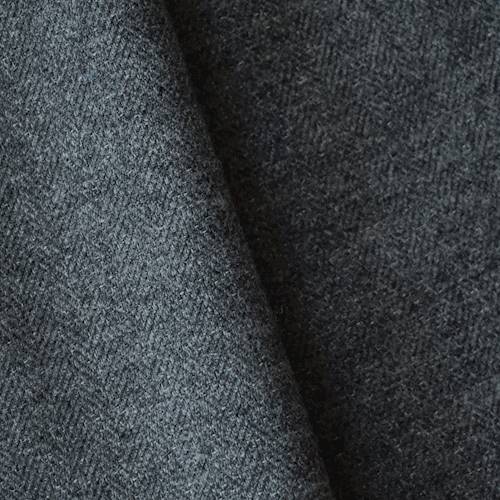 *2 YD PC--Concrete Gray Wool Blend Textured Twill Jacketing