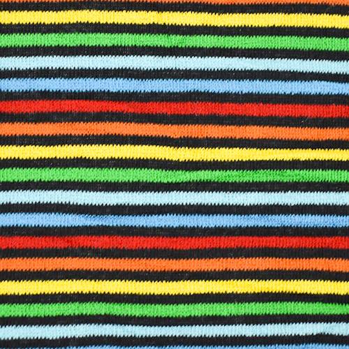 Red/Aqua/Multi Stripe Jersey Knit 71108