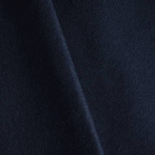 *3 3/4 YD PC--Deepest Navy Wool Blend Coating