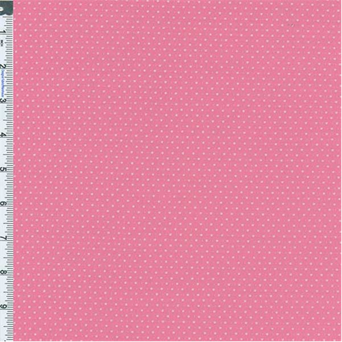 *2 5/8 YD PC--Bubble Gum Dobby Dot Knit