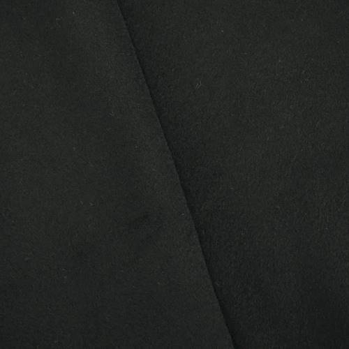 Basic Black Boiled Wool Blend Jacketing 71022