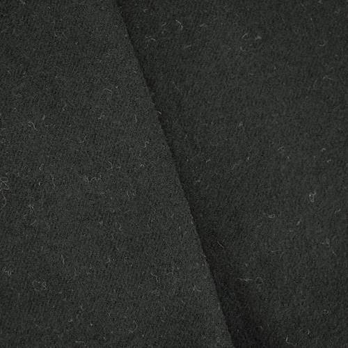Super Black Wool Blend Brushed Twill Jacketing 71027