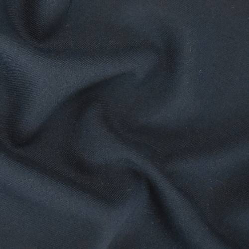 Deep Midnight Blue Brushed Twill Suiting 71028