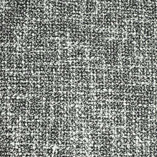 Black/White Semi-Opaque Textured Dobby Jacketing 71053