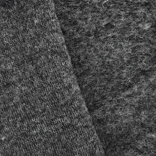 Deep Thunder Gray Wool Blend Fleece Knit 71058