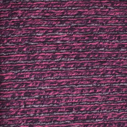 Mauve Purple/Pink Wool Blend Stripe Fleece Back Knit 71061