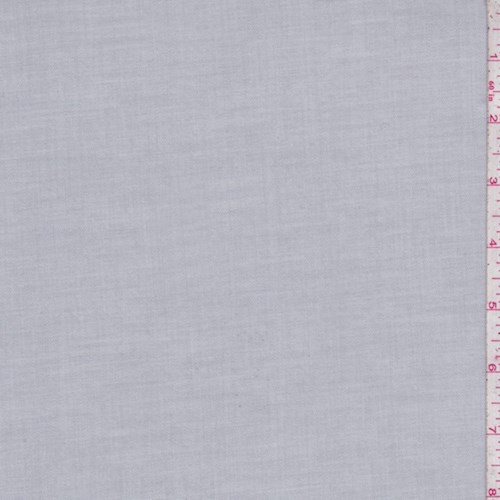 Pearl Grey Fine Line Twill Shirting