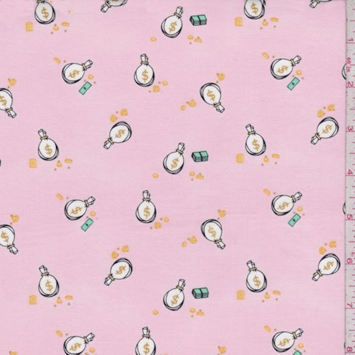Pink "Return the Loot" Print Cotton