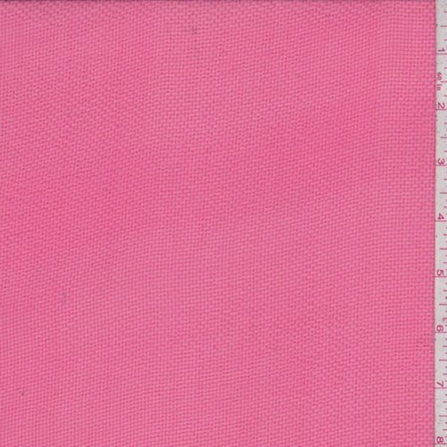 Coral Pink Hammered Silk Chiffon