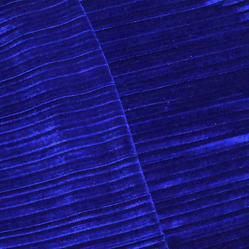 Magic Blue Burnout Pleat Velvet Knit 71219