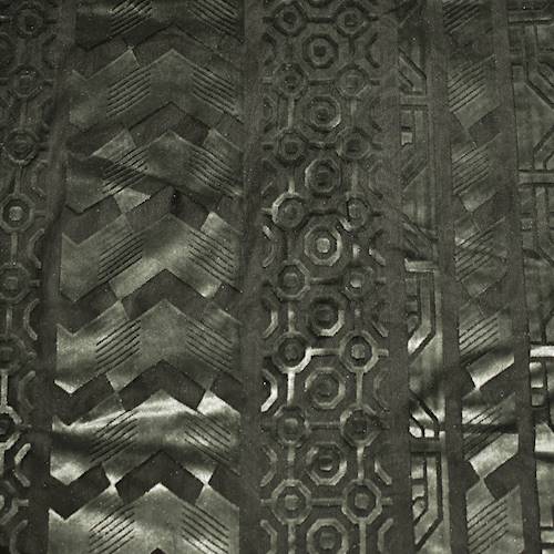 Glacier Gray/Black Abstract Geometric Burnout Velvet Knit 71241