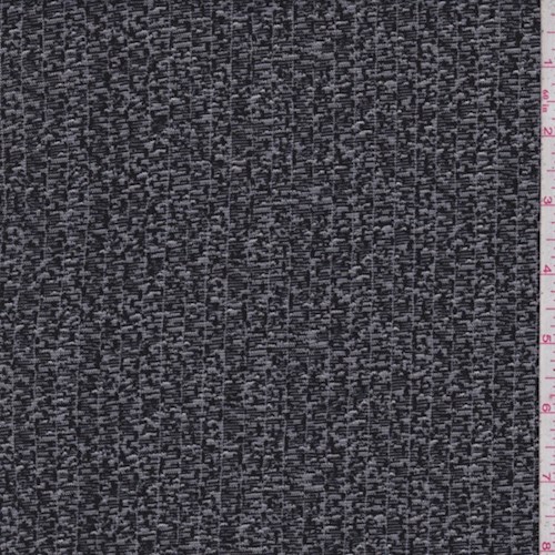 Black/Mist Textured Double Knit