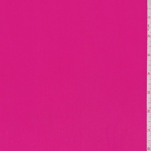 Fuchsia Silk Georgette
