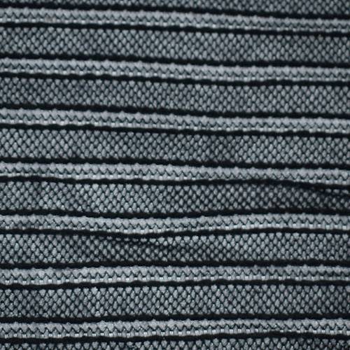 *6 YD PC -- Classic Black Stripe Texture Lace-Like Mesh Knit DFWAP000882