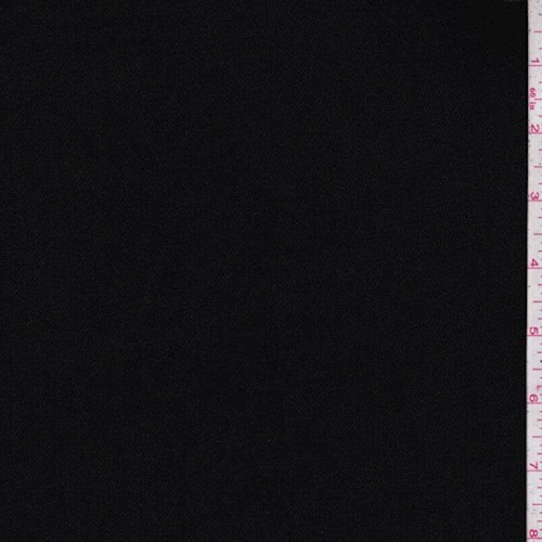 Jet Black Stretch Denim