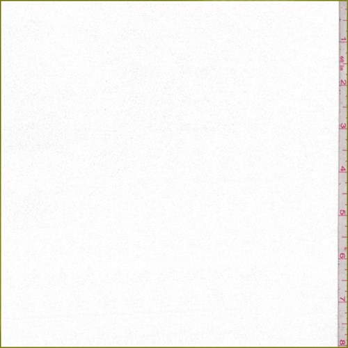 Bright White Rayon Stretch Velveteen