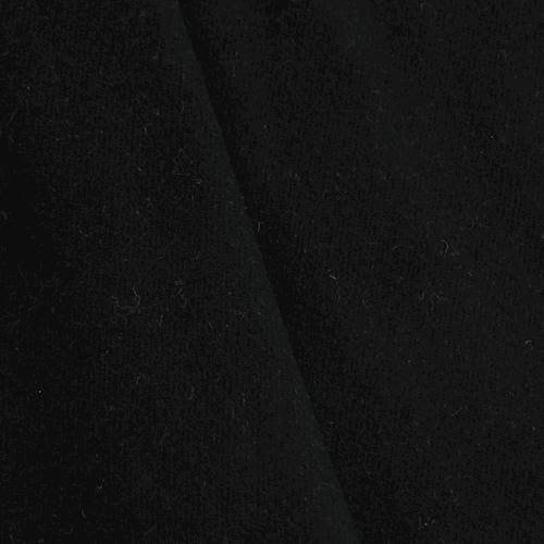 Basic Black Melton Wool Blend Jacketing 71310