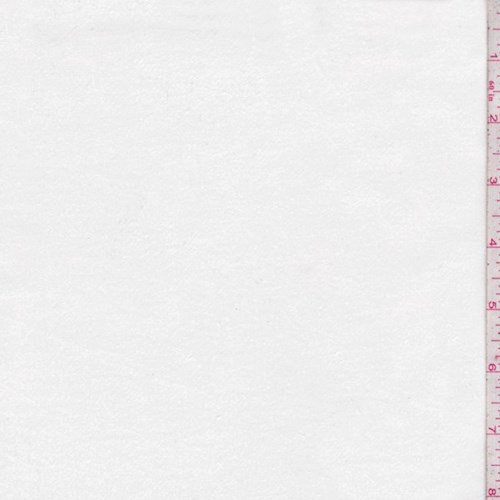 Ivory Stretch Velveteen