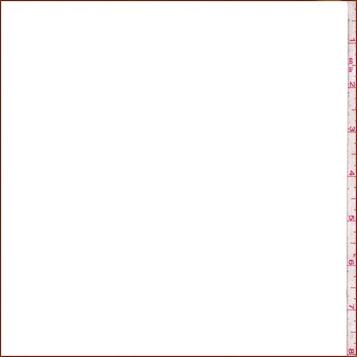 White Stretch Velveteen