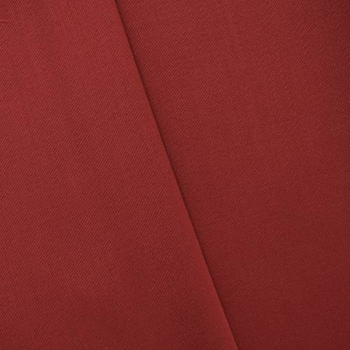 *5/8 YD PC--Deep Berry Red Wool Blend Twill Suiting