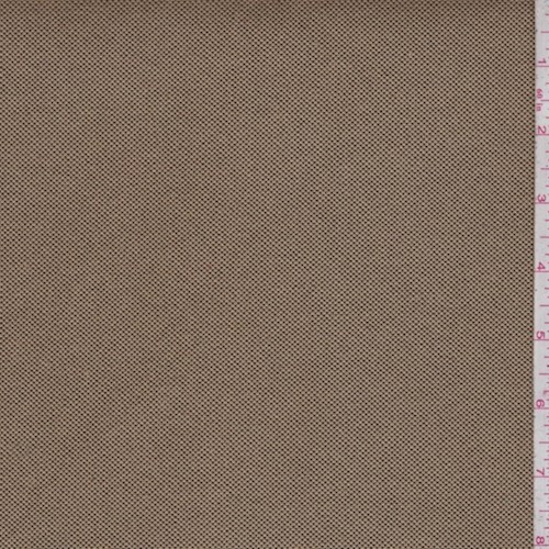Tan/Black Cotton Blend Canvas