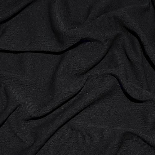 Classic Black Rayon Tissue Jersey Knit DFW11210