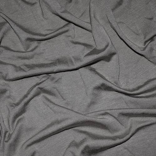 Stone Gray Rayon Tissue Jersey Knit DFW11212